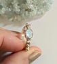 Sterling Silver Granulation Ring With Blue Topaz - Image 5