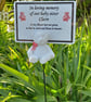Baby Memorial Plaque Baby Grave Ornament Infant Baby Memorial Garden Plaque  - Image 2