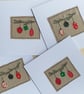 Embroidered Baubles Christmas Card - Image 7