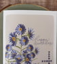 September Birth Flower Card, Aster, Birthday Card, Floral Greeting Cards, Botani - Image 6