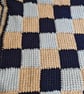 Single bed multicoloured blues' and grey blanket - Image 1