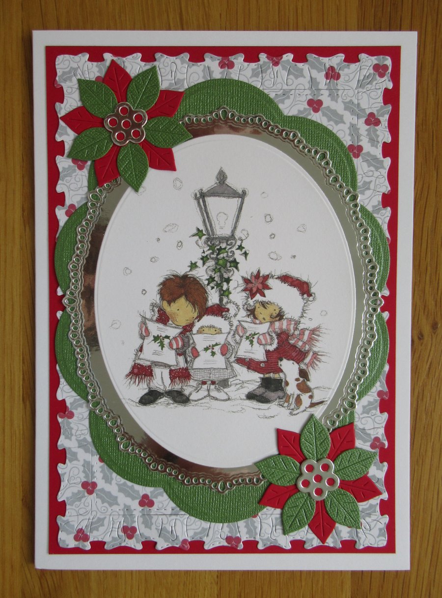 Christmas Carolling - A5 Christmas Card