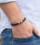 70th Birthday Gift - Personalised Leather Bracelet - Dad Brother Grandad Husband - Image 3