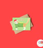 Cat Christmas Card, A6 Christmas Card, Cute Animal Christmas Card