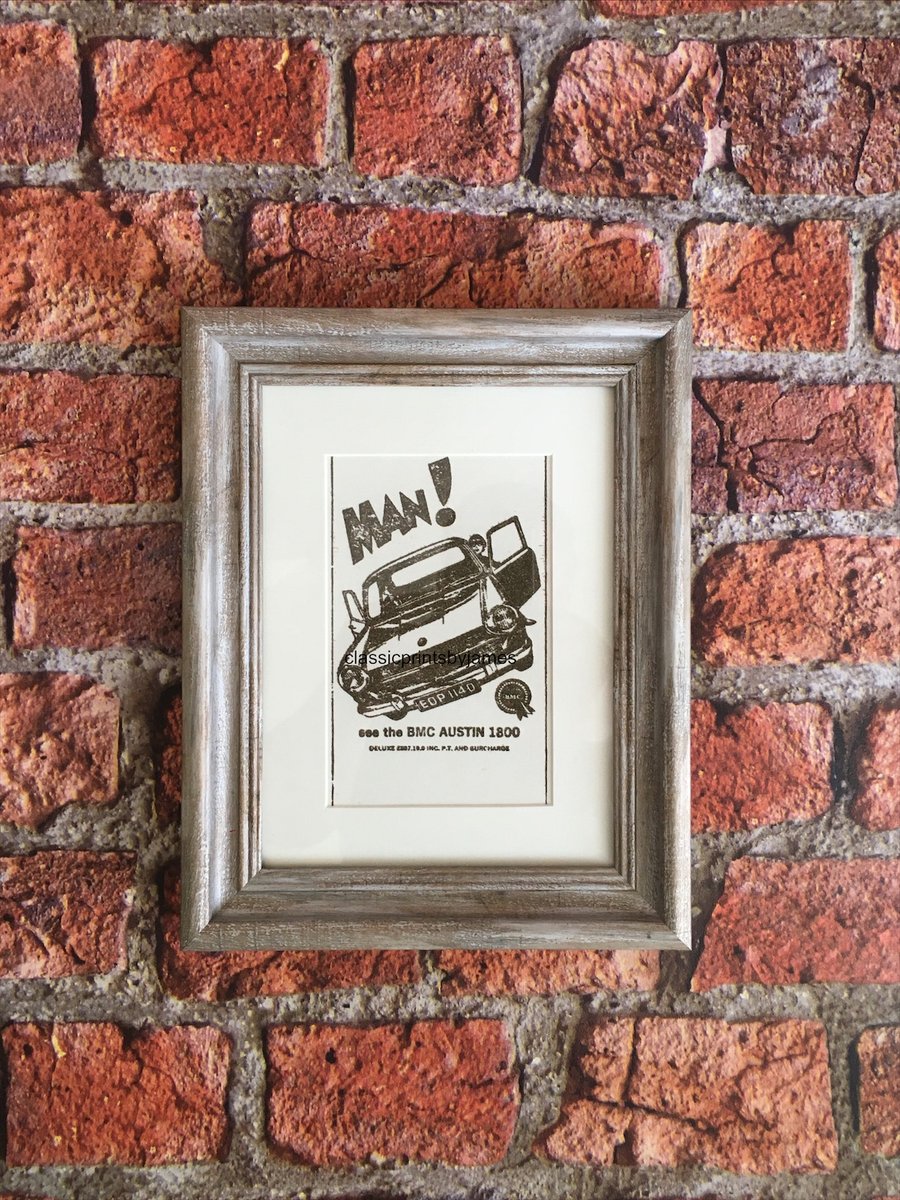 BMC Austin 1800 framed print