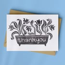 'Plant Pot' Thank you Card