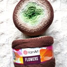 1 cake x 250g YarnArt Flowers Yarn Cake - Colour 272 : Cotton Blend