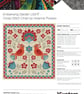 311B - Emberwing Garden, Birds, Flowers cross stitch Pattern LIGHT (PDF Chart) - Image 4