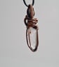 Natural Brandberg Crystal & Copper Necklace Pendant Gift Jewellery Jewelry - Image 10