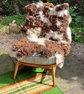 Pure wool rug Hand-Felted Jacob wool - Image 1