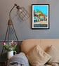 Hastings East Sussex travel poster print by Susie West - Image 5