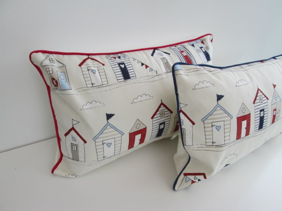 Beach Huts  Cushion 