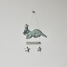 'Happy Birthday' Sea Otter - Handmade Decoration