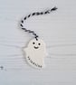 Halloween Personalised Ghost Hanging decoration - Image 1