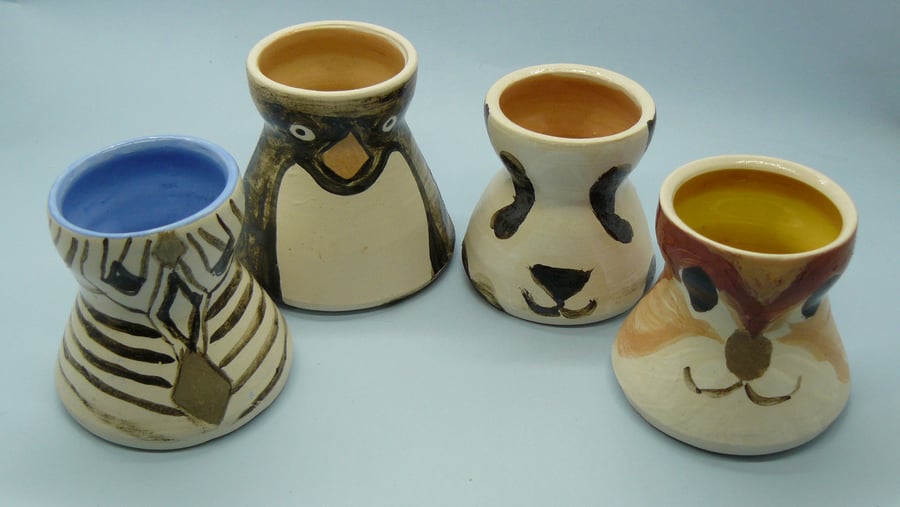 Animal egg cups.