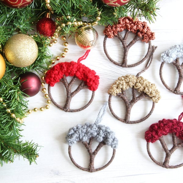 Sparkly Tree of Life Christmas Tree Decorations