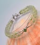 2 Strand Bracelet with a Silver Crystal Centre, Gift for Her, Colour Choice  - Image 2
