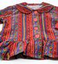 Babycord Red Patterned Jacket 6 - 12 Months - Image 1