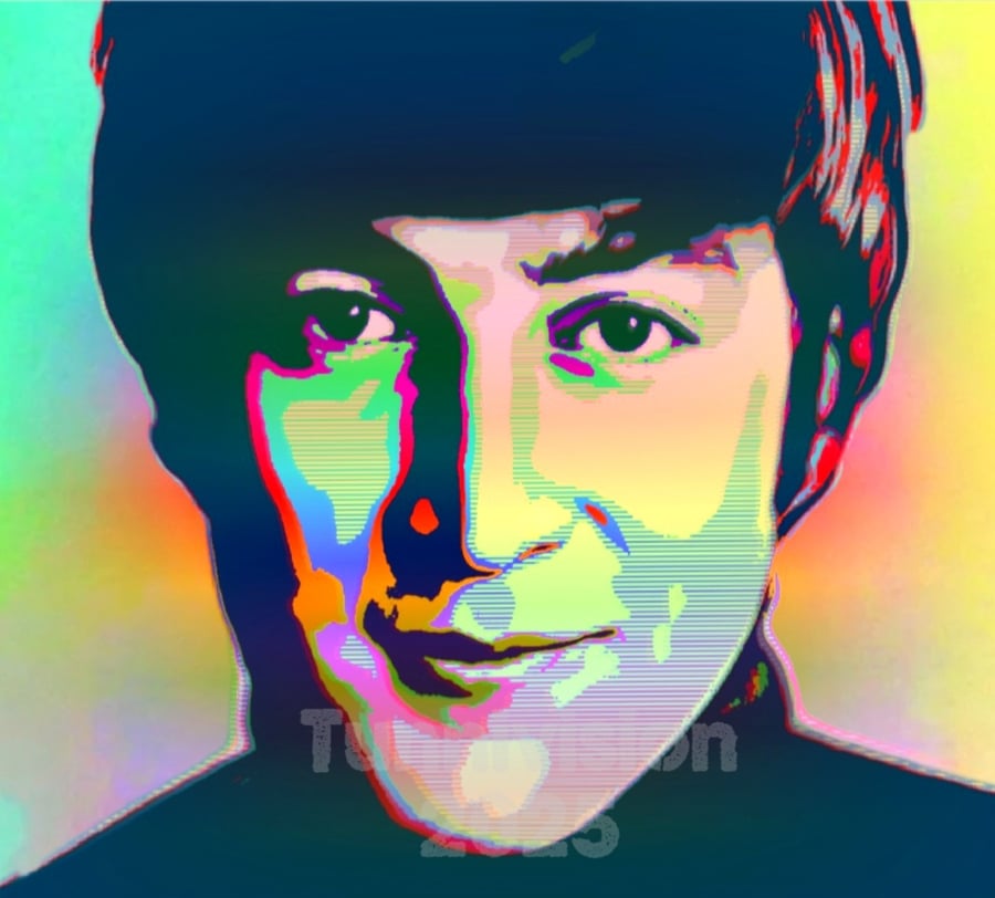 John Lennon 12 x 8 inch art print - Turn off your mind