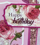 Blooming roses Happy Birthday card - Image 6