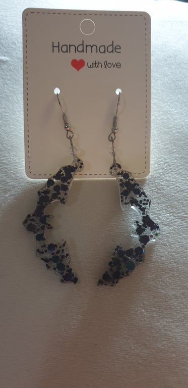 Bat earrings for pierced ears