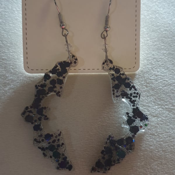 Bat earrings for pierced ears