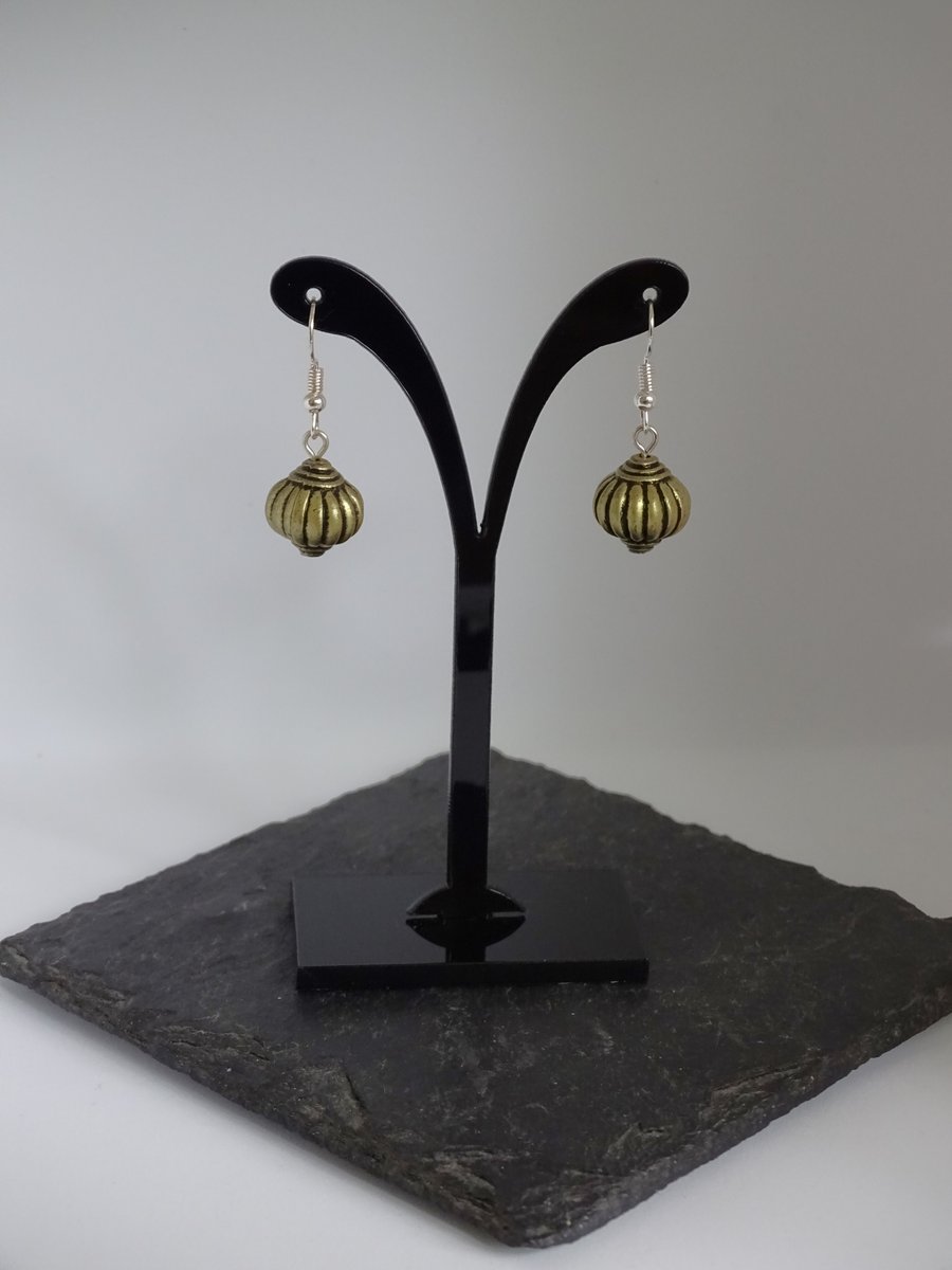 Lantern Bead Earrings 