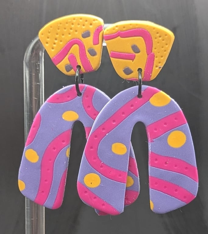 Statement boho earrings 