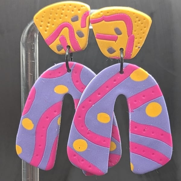Statement boho earrings 