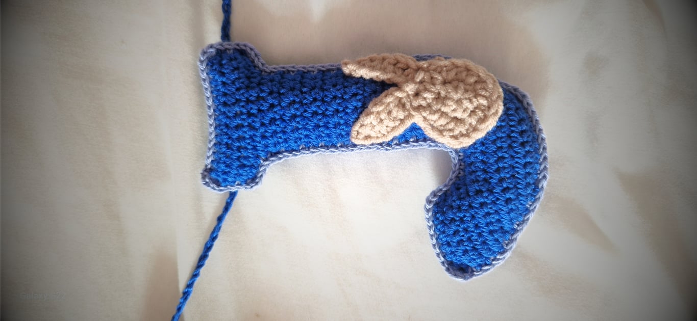 Crochet Nursery Letter Decor - Alphabet Letter J