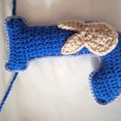 Crochet Nursery Letter Decor - Alphabet Letter J