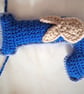 Crochet Nursery Letter Decor - Alphabet Letter J