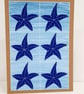 Starfish Greetings Card - Blank - Birthday Card - Fabric Card - Image 3