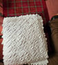 Hand Knit Baby Blanket - Cream