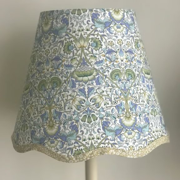 NEW Liberty Lodden   - Handmade  Scalloped table lampshade 