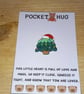 Christmas pocket hug Christmas Tree-Handmade Christmas pocket hug