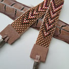 Beaded loom bracelet or Anklet 