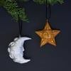 Sleepy Moon and Christmas Star decorations bundle
