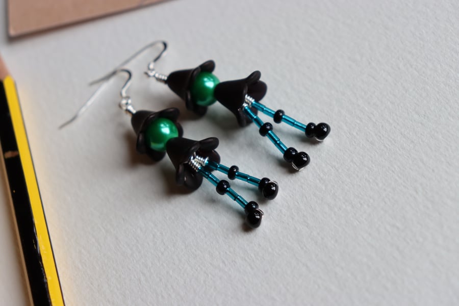 Witch earrings - witch jewellery