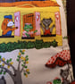 "Hector's House" vintage fabric cushion - Image 2