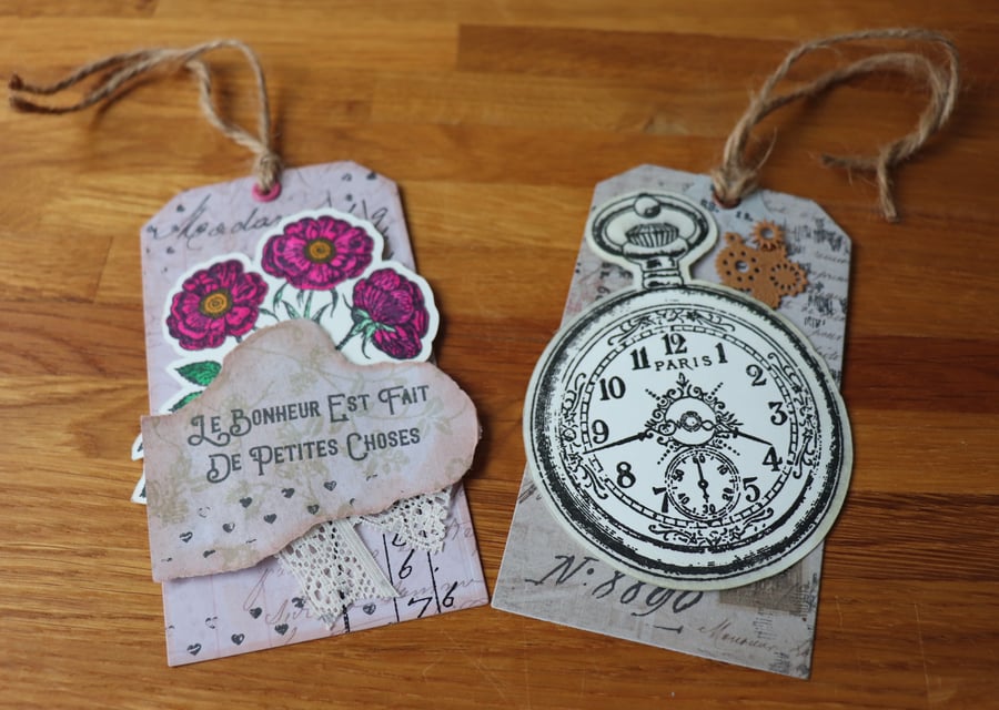 Shabby Chic Vintage Gift Tags 