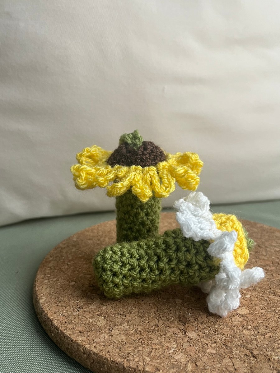 Flower Lip Balm Bag Charm - Daisy & Sunflower