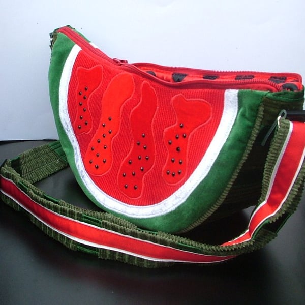 Red & Green Watermelon Handbag