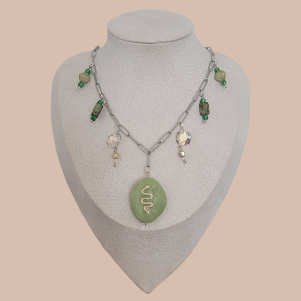 Snake Charm Necklace 
