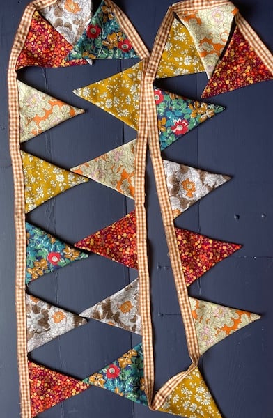 Autumn 'dresser' mini bunting - Special Order for EH