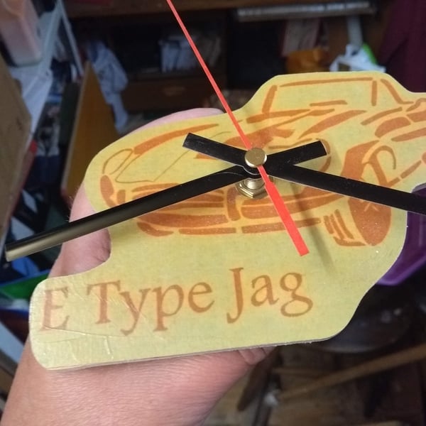 e type jag clock