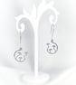 Silver mushroom earrings - Image 3