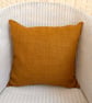 Scatter Cushion: Tapestry Shards design Gold reverse 17" (43cm) - Image 4