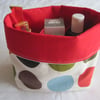 Spotty Fabric Storage Box
