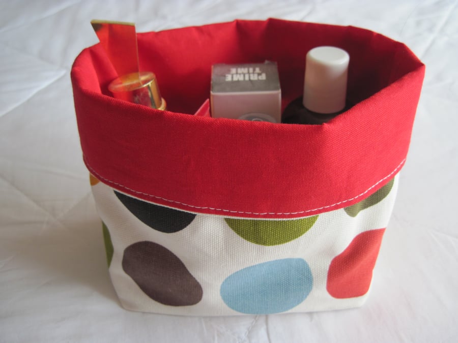 Spotty Fabric Storage Box